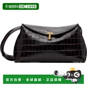 香港直邮toteme Embossed 女士 1h可退 Croco 棕色 Lock 手拿包