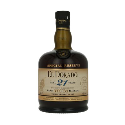 欧洲直邮El Dorado埃尔多拉多朗姆酒0.7L8年40度洋酒原装进口