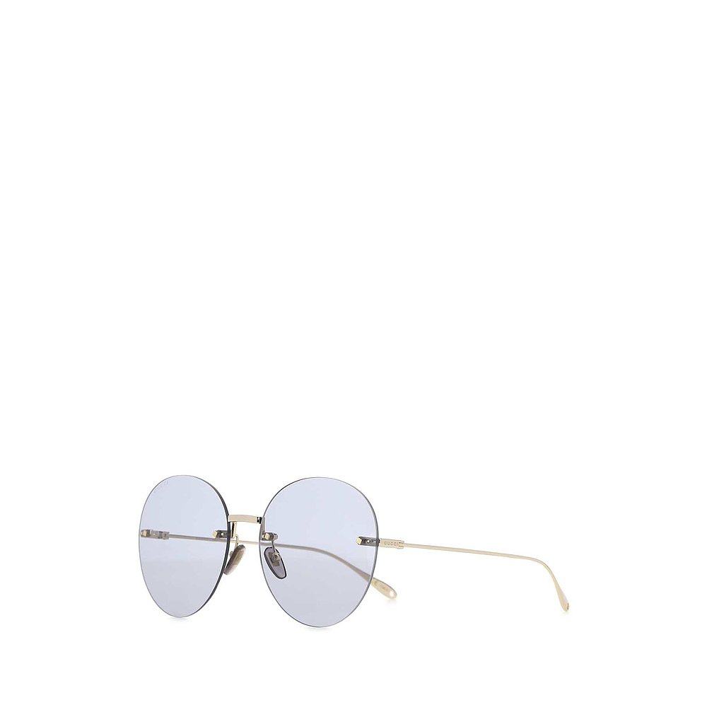 GUCCI 女士眼镜 691315I33338053 SS2022 金色 SUNGLASSES