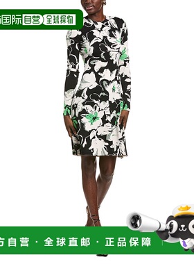 自营 Lela Rose迷你连衣裙-黑色 美国奥莱直发