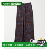 ARROWS女士抽象花卉印花垂感涤纶阔腿裤 1h可退 日本直邮UNITED