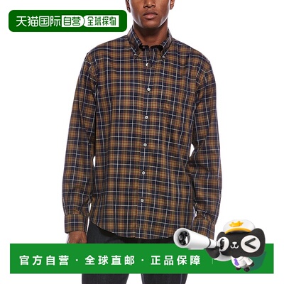 自营 brooks brothers布鲁克斯兄弟图案纽扣衬衫-绿色 美国奥莱直