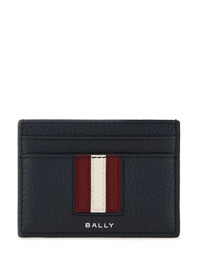 BALLY 男士钱包 MLB01SVT434I5T9P AW2024 黑色 RBN_C CARD CASE