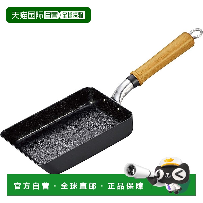 【日本直邮】北陆铝煎蛋器 14 x 18cm 适用于 IH 铁 日本制造 无