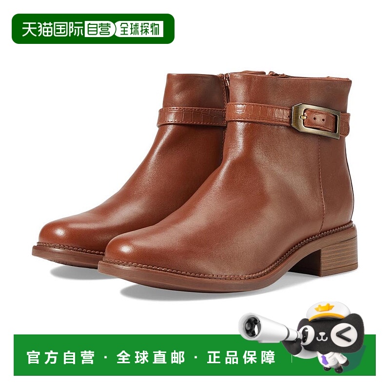 1h可退 【美国直邮】Clarks Maye Grace 女靴 时尚舒适粗跟靴子