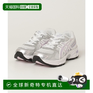 日本直邮ASICS 1130 1h可退 GEL 人造皮革拼接 儿童休闲运动鞋