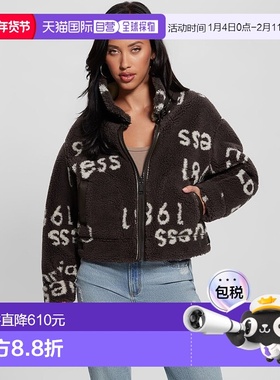 日本直邮Guess Raquel Reversible Logo Biker 夹克[GU1432EW3008