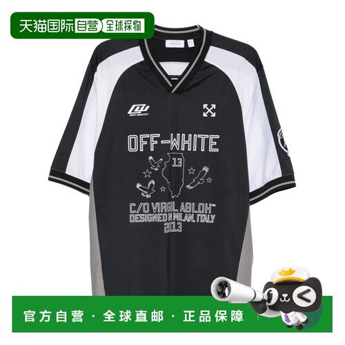 香港直邮OFF-WHITE 男士T恤 44MAD013S26J001001 SS2026