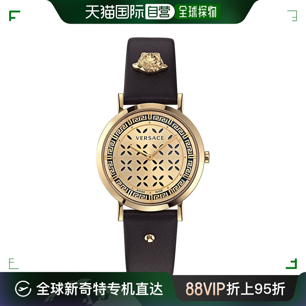 【美国直邮】versace 女士 休闲手表范思哲腕表石英