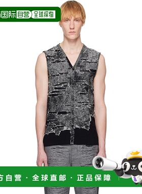 香港直邮Diesel 迪赛 男士 黑色 & 灰色 K-Callisto 马甲 A192220