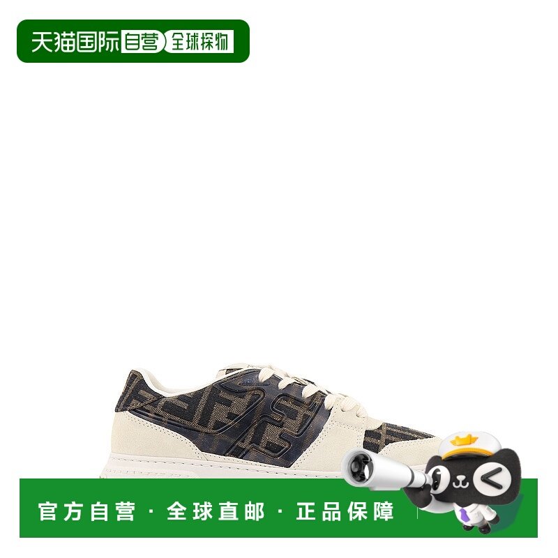 香港直邮FENDI 女士运动鞋 8E8572AQ6IF1PYW AW2024 白色低帮,运动鞋new,运动休闲鞋,淘宝优惠券,粉丝福利购,淘宝优惠卷