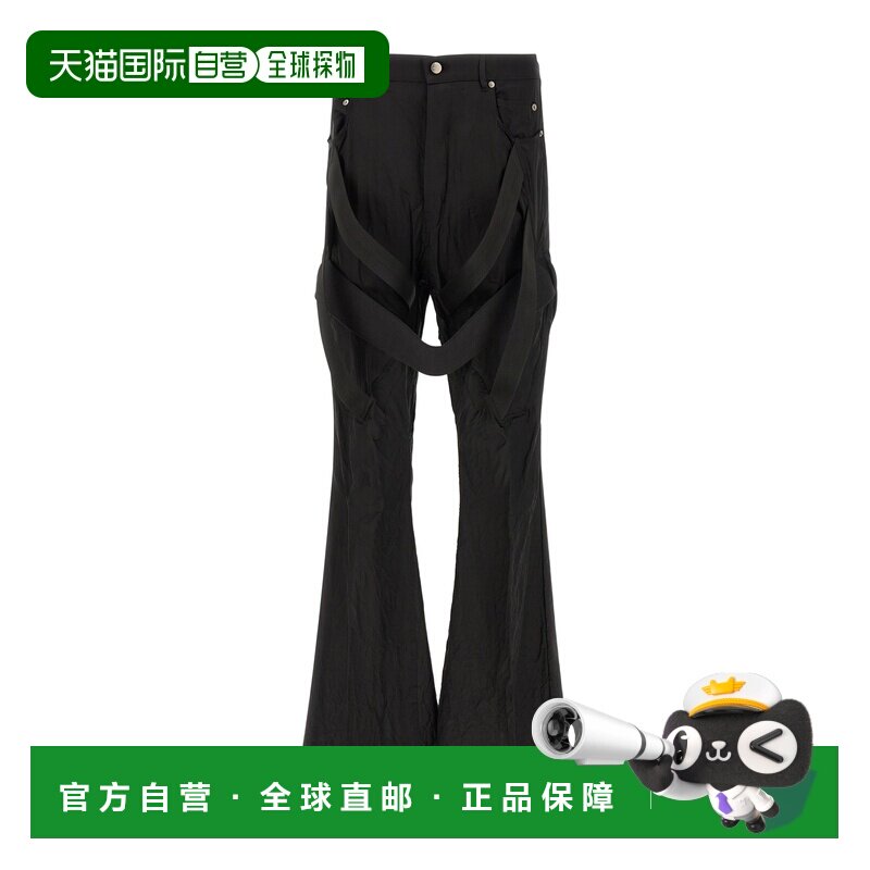 香港直邮Rick Owens 腰带环休闲裤阔腿裤 RR01F2311KER4