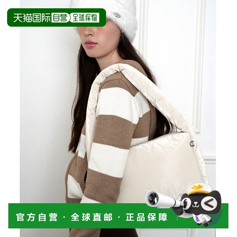 韩国直邮Ames Worldwide 女士包包PADDED SHOULDER BAG BEIGE(AM2E