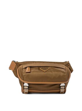 Prada 普拉达 男士 再生尼龙三角形徽标单肩包 2VH171VOYO2CX2