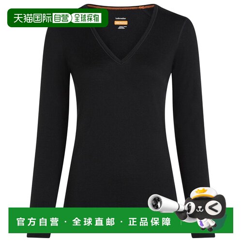 欧洲直邮ICEBREAKER 女士内衣 1152821BLACK CO 黑色