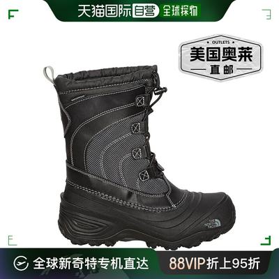 The North Face Alpenglow IV NF0A2T5PKX7 儿童黑色防水雪地靴 6