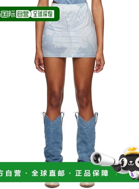1h可退 香港直邮潮奢 ELLISS 女士 独家发售蓝色短裙 HandyJeanPr