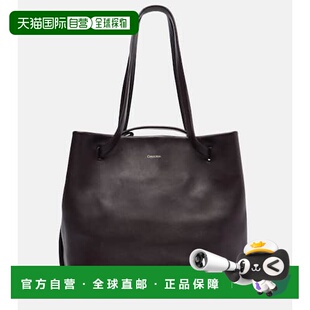 香港直邮潮奢 Nine calvin 女士 小号皮革购物袋 klein 1h可退