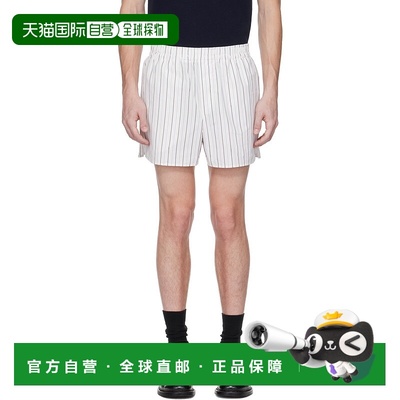 香港直邮潮奢 Ami Paris 男士 白色 Elasticated 短裤 USO117CO01