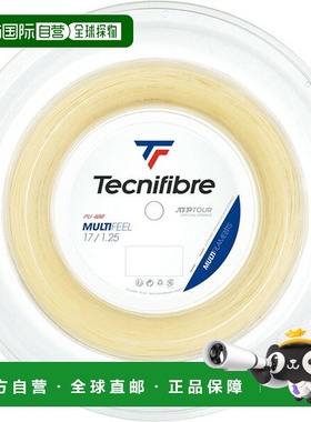 日本直邮Tecnifibre 硬网球线 BOB 200M MULTIFEEL 1.25 黑色网球
