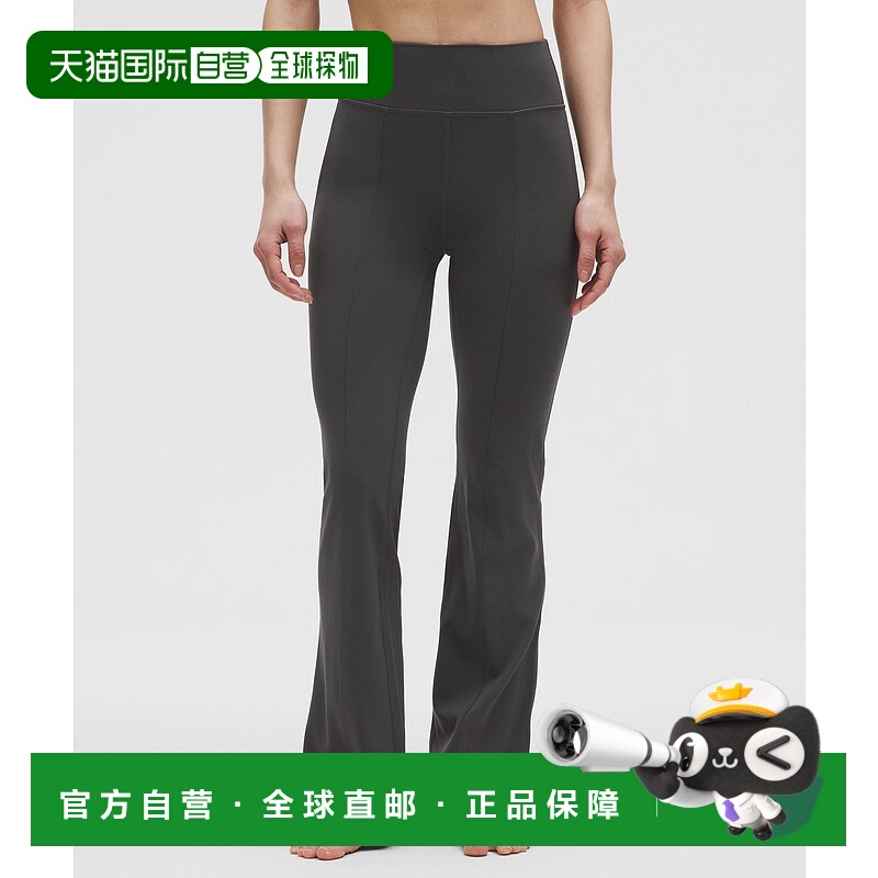 日本直邮 lululemon Groove高腰阔腿口袋长裤30英寸亚洲版LW5GMDA