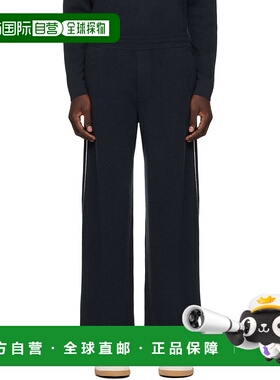 1h可退 香港直邮潮奢 LISA YANG 男士 海军蓝 The Lukas 长裤 302