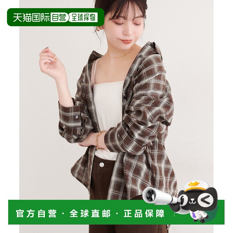 日本直邮natural couture 女装 多穿法格纹衬衫 0362040450通勤图片