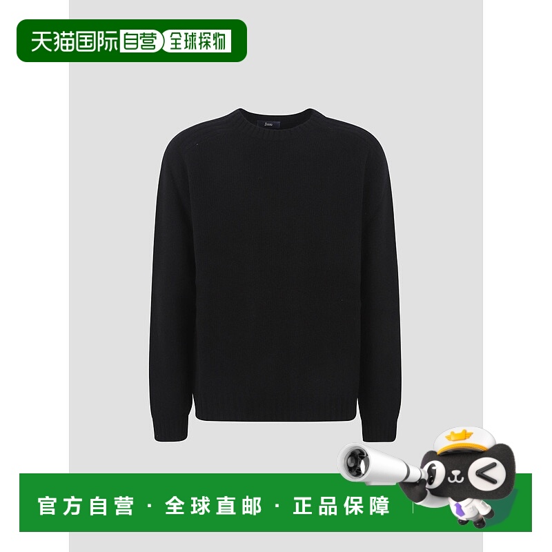 1h可退 香港直邮HERNO 男士卫衣 MG000187U701009300 AW2025 黑色