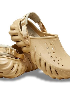 潮奢 Crocs 卡骆驰 男士 Echo 木底鞋 yellow黄色 舒适时尚