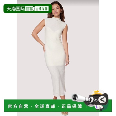 自营lost + wander马赛米迪奶油色连衣裙 美国奥莱直发