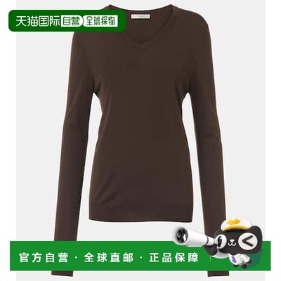 1h可退 香港直邮The Row 女士 Katarina 针织上衣 brown棕色 舒适