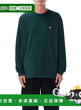 1h可退 香港直邮潮奢 CARHARTT WIP 男士 Chase 棉质长袖T恤 I026