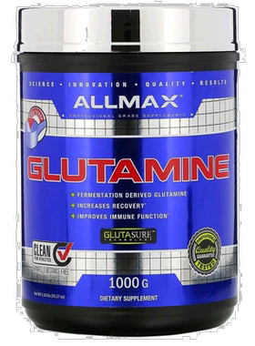 香港直发AllMax Nutrition冲剂谷氨酰胺粉增加蛋白质快速吸收1kg