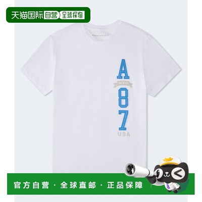 自营Aeropostale A87 Nyc Applique Graphic Tee - bleach 美国奥