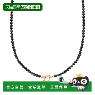 自营Ross-Simons 3.5-4mm Onyx Bead Charm-Compatible Toggle Ne