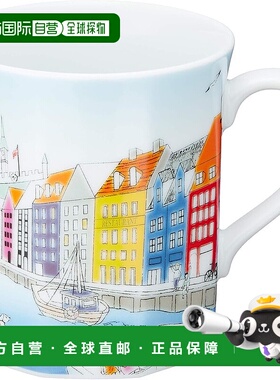 【日本直邮】鸣海 旅游马克杯 日本制造 丹麦风景图案280cc41679-