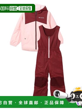 日本直邮Columbia 少年滑雪服上下套装 双雪花2套装 SA5101 608(J