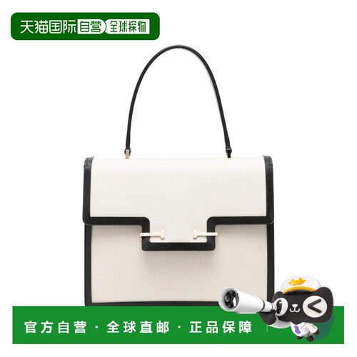 香港直邮Tom Ford 汤姆 福特 女士 TRIMS 帆布皮革小号手提手提包