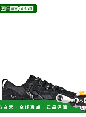 香港直邮UGG 男士运动鞋 1177035BLK SS2026 黑色 系带低帮休闲鞋