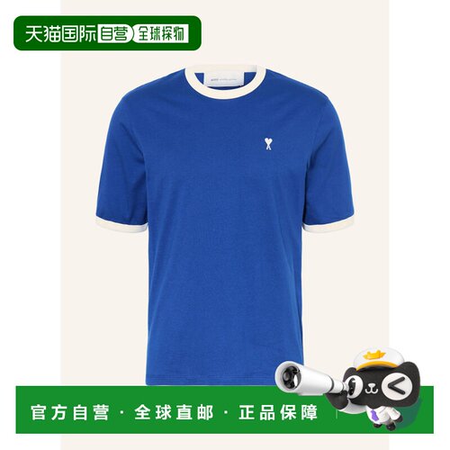 香港直邮Ami Paris 男士T恤 100322030917001 CO 花支付后1h可退