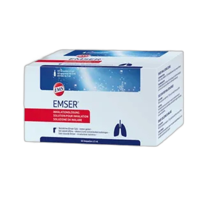 欧洲直邮Emser天然海盐雾化吸入液60支等渗舒缓呼吸道护理正品