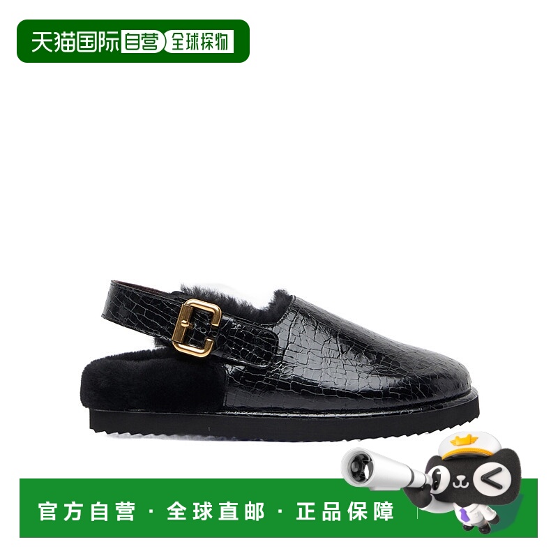 香港直邮CHLOÉ 女士凉鞋 C24W06TPC001 AW2024 黑色 圆头穆勒鞋