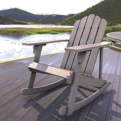 自营jonathan yKiawah Outdoor Patio 经典相思木阿迪朗达克摇椅
