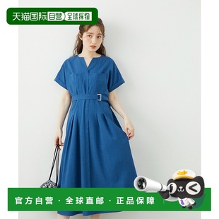 1h可退 日本直邮12Twelve Agenda 女装宽松口袋收腰剪裁连衣裙 52