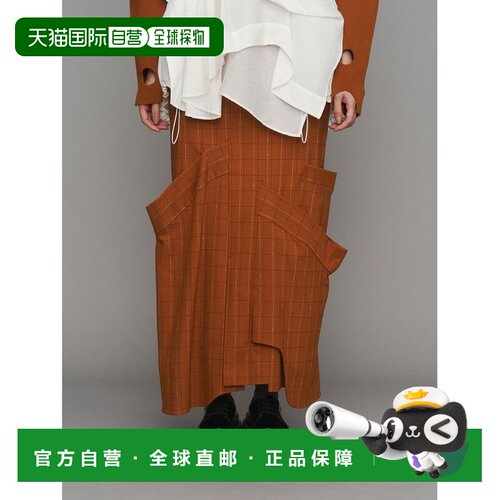 1h可退 日本直邮UN3D. 女装 构筑立体感 LINE CHECK INSERT DESIG