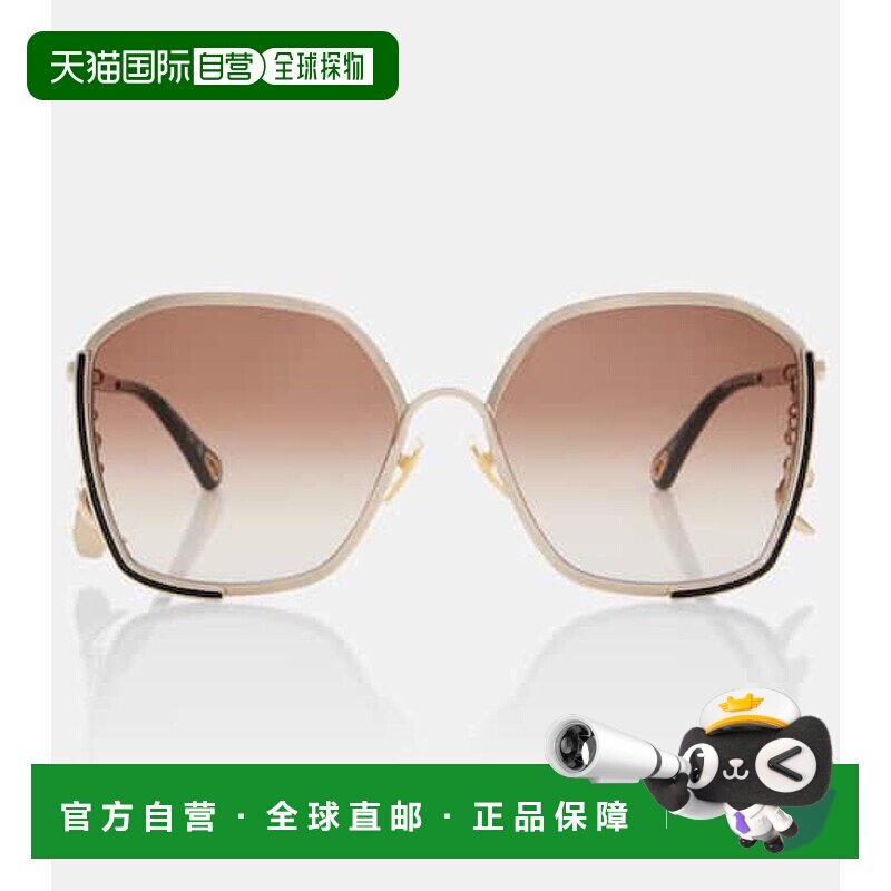1h可退 香港直邮Chloe 蔻依 女士 Symbols 方框太阳眼镜配饰