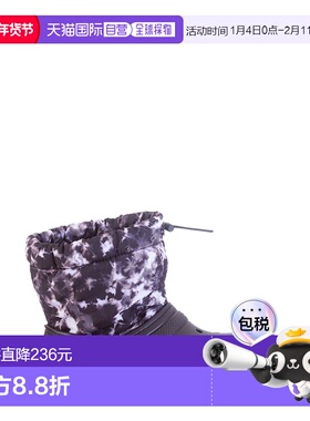 1h可退 香港直邮Crocs 卡骆驰 女士 TYE DYE 内衬靴子 207328PUFF