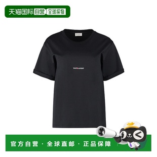 Laurent Saint 圣罗兰 女士 Boxy 1h可退 徽标印花 香港直邮潮奢