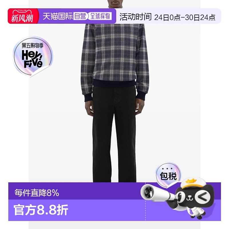 美国直邮BURBERRY - Men Jacquard Check Crew Neck Top