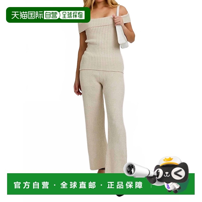 自营 le lisSecond Glance奶油色毛衣套装 美国奥莱直发